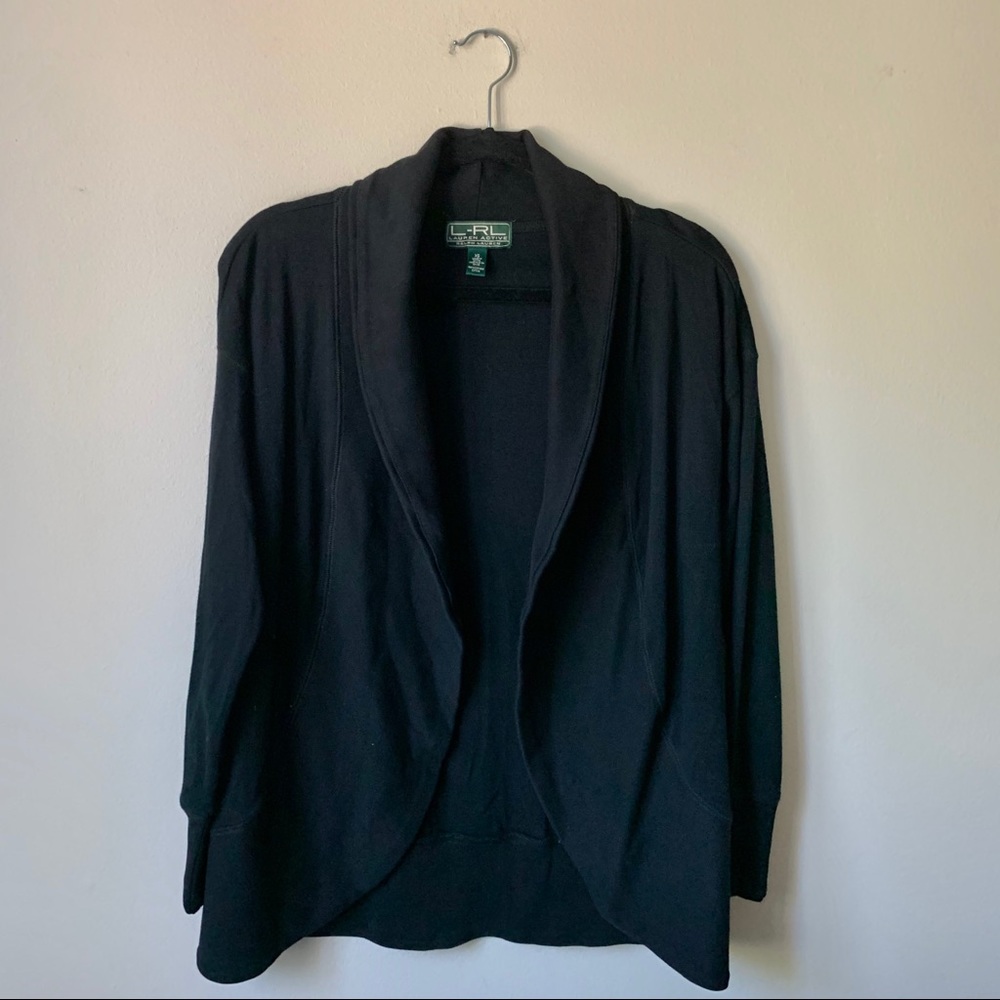 EUC Lauren Active by Ralph Lauren Basic Cardigan